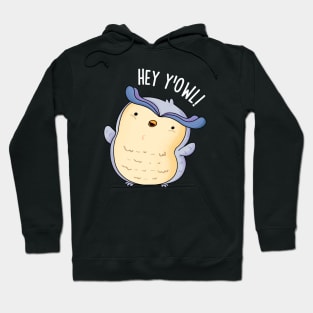 Hey Y'Owl Funny Owl Pun Hoodie